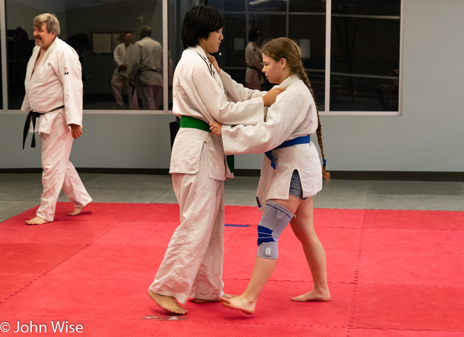 Katharina Engelhardt at Desert Judo in Glendale, Arizona