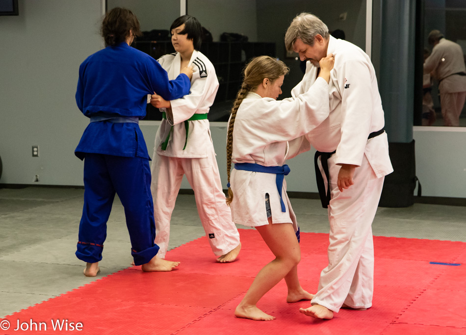 Katharina Engelhardt at Desert Judo in Glendale, Arizona