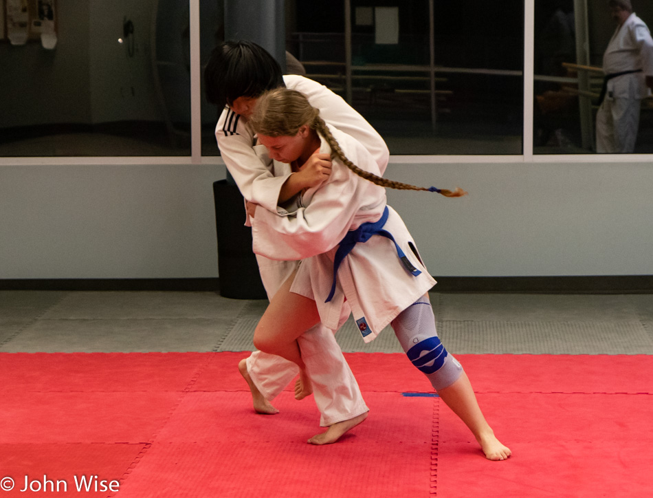 Katharina Engelhardt at Desert Judo in Glendale, Arizona