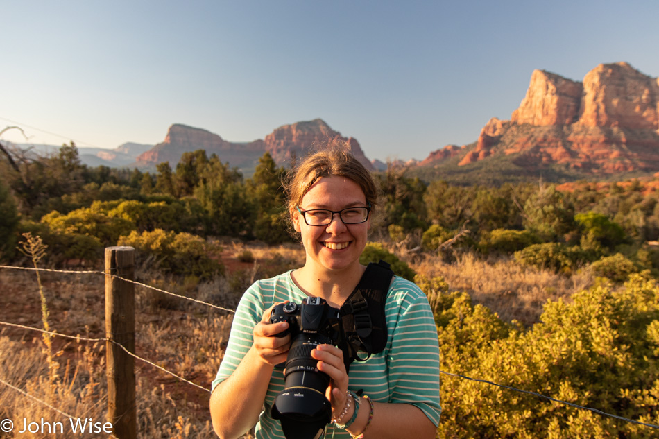 Katharina Engelhardt in Sedona, Arizona