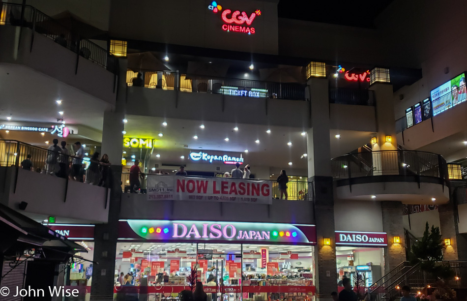 Korean Shopping Center in Los Angeles, California