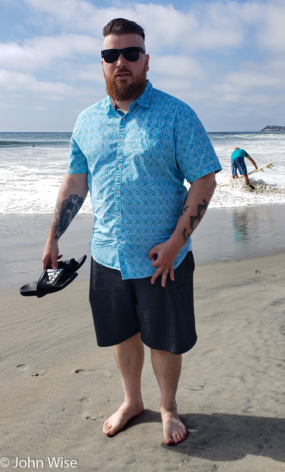 Brinn Aaron at Solana Beach, California