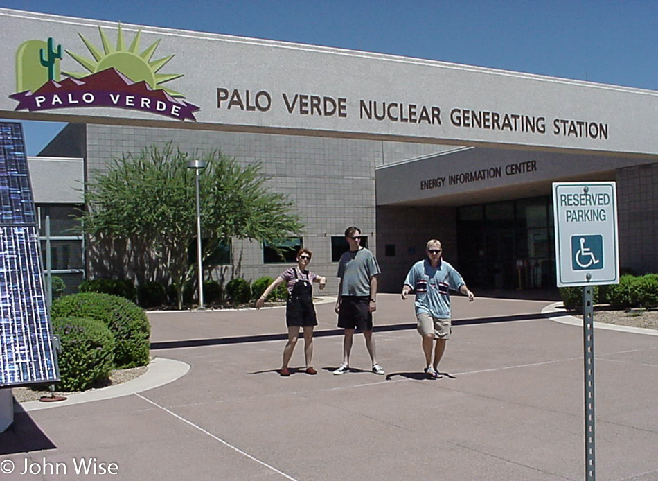 Caroline Wise with Robert Bell and Grant Wiggins in Arizona