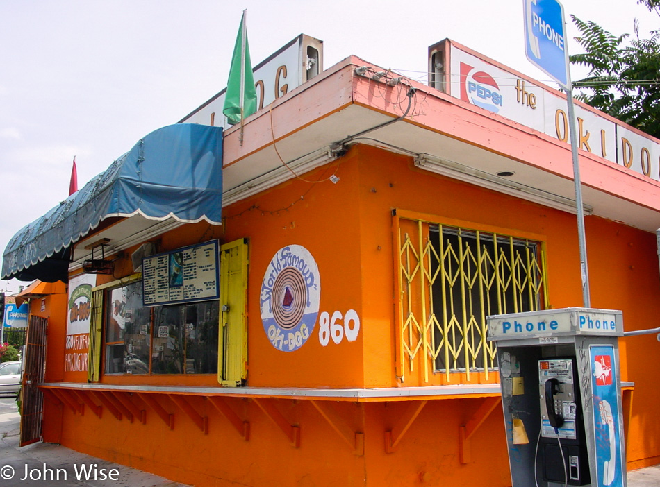 Oki Dog on Fairfax in Los Angeles California