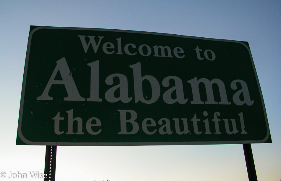 Alabama State Sign 2005