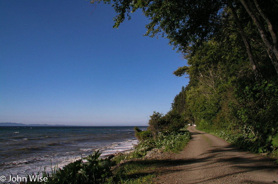 Along the Strait of Juan de Fuca in Washington