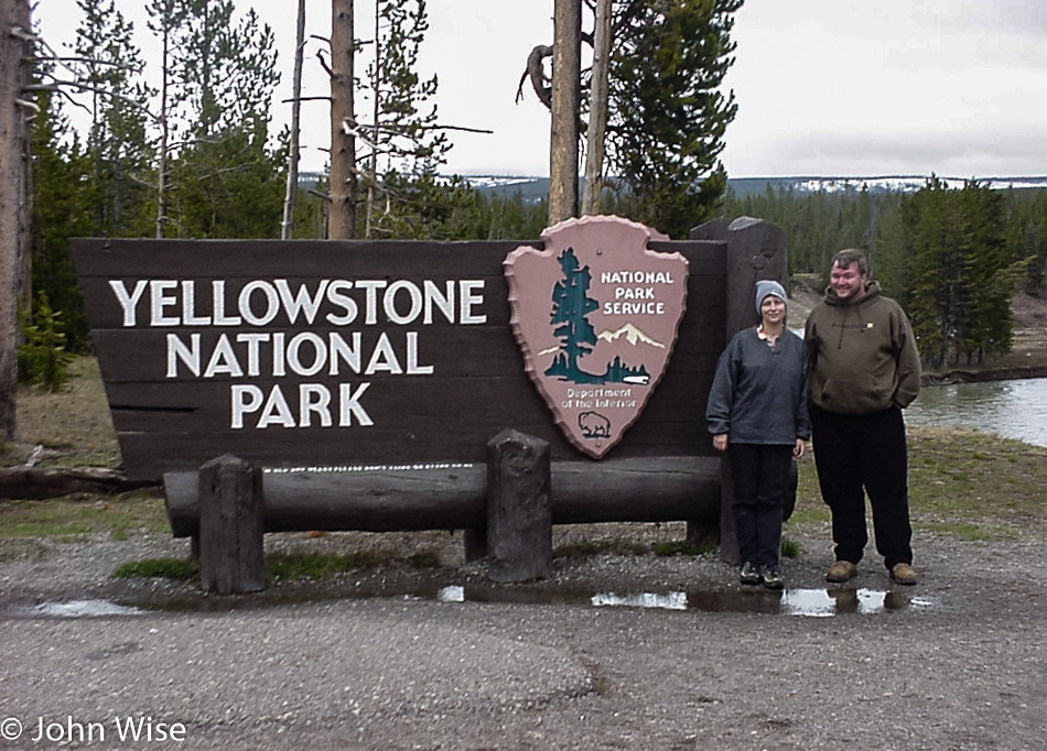 Caroline Wise and John Wise in Yellowstone 2000