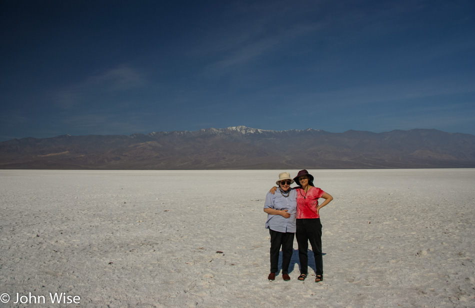 Caroline Wise and Jutta Engelhardt in Death Valley National Park California 2005