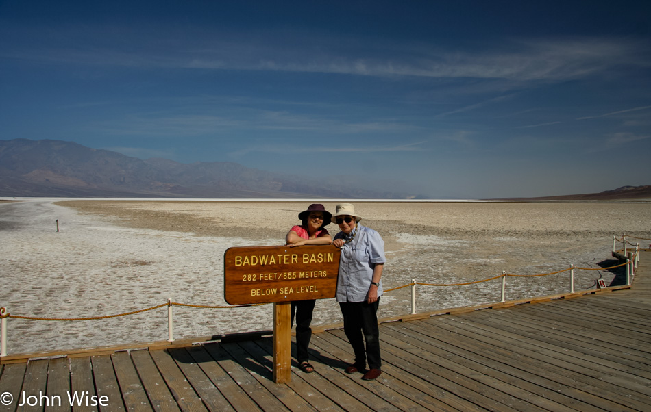 Caroline Wise and Jutta Engelhardt in Death Valley National Park California 2005