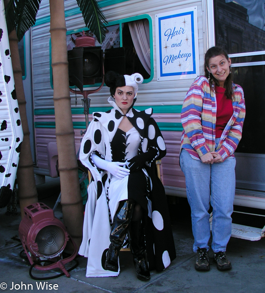 Caroline Wise at Disneyland in California