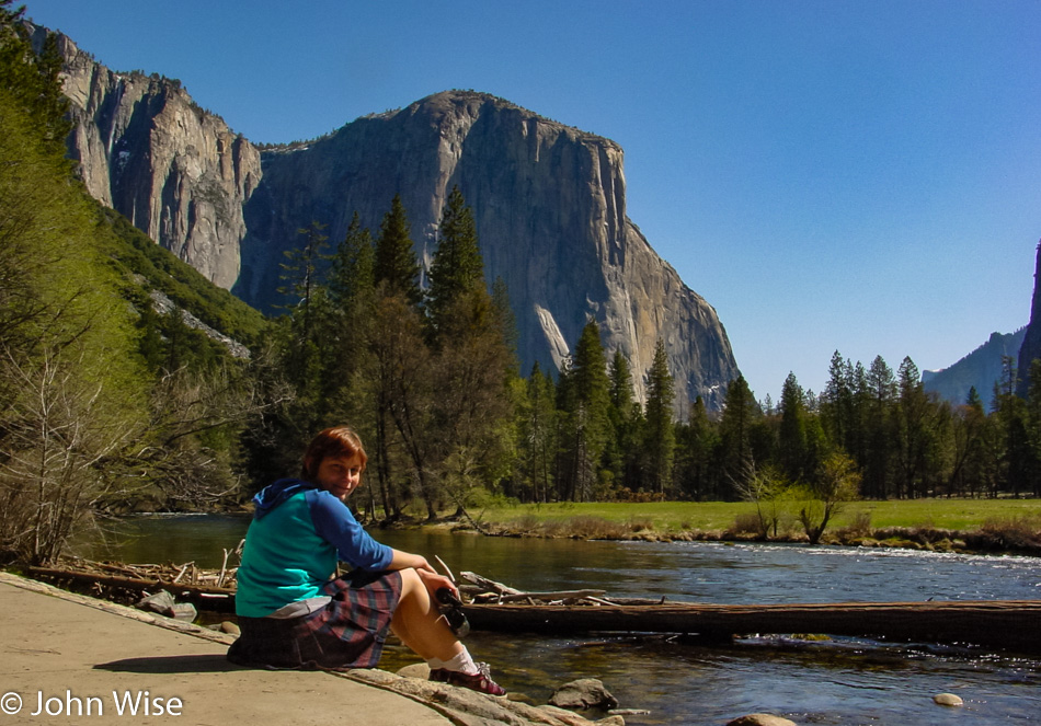 Caroline Wise at Yosemite National Park in California