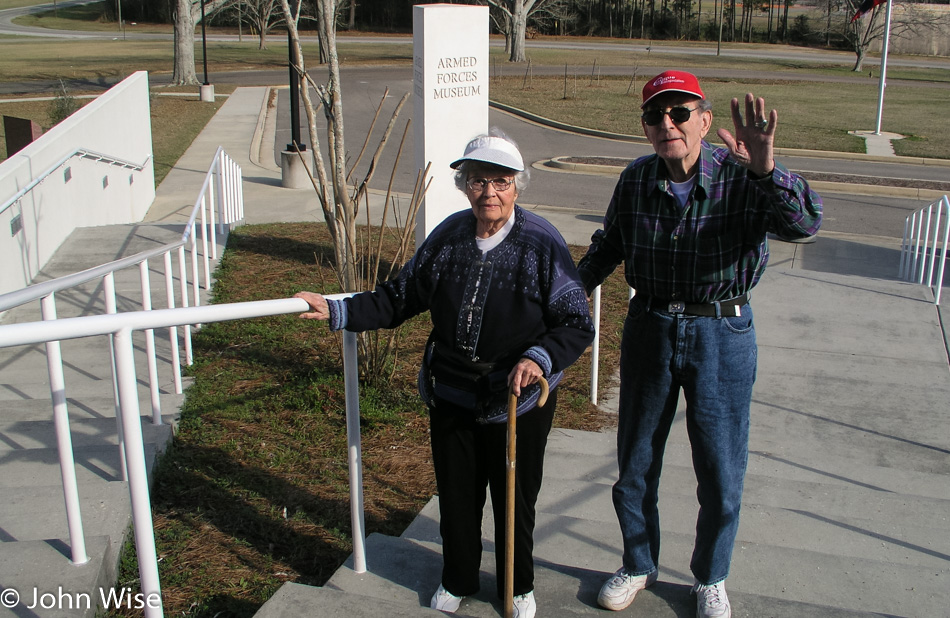 Herbert Kurchoff and Eleanor Burke at Camp Shelby Mississippi