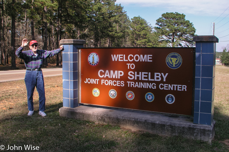 Herbert Kurchoff at Camp Shelby Mississippi