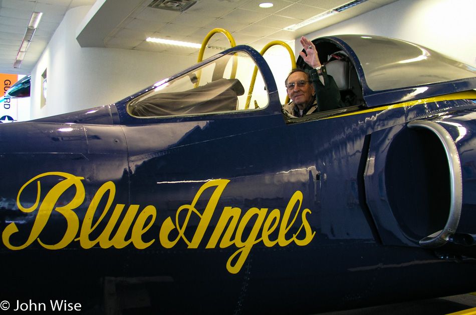 Herbert Kurchoff at Naval Air Museum in Florida