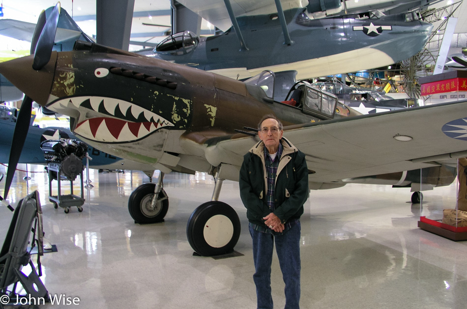 Herbert Kurchoff at Naval Air Museum in Florida