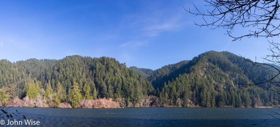 Umpqua River along Highway 38 in Oregon