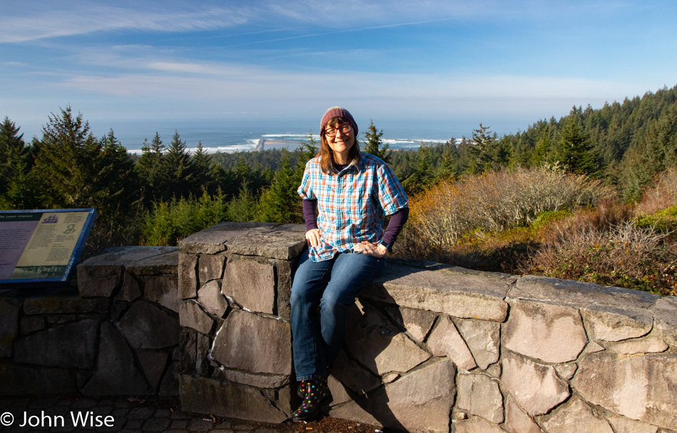 Caroline Wise on the Oregon Coast