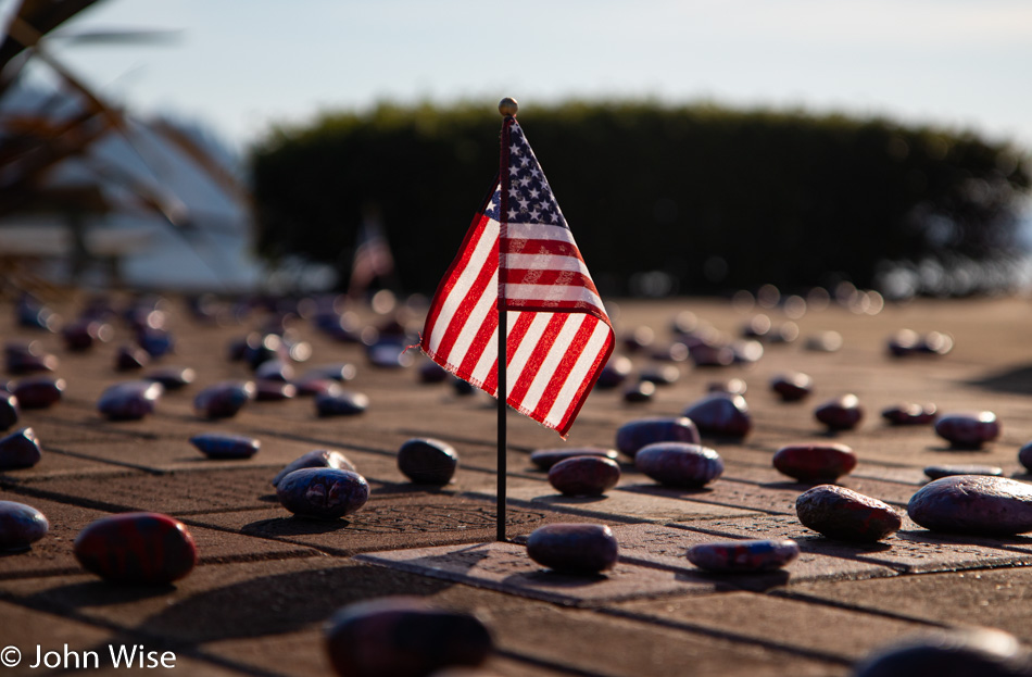 Veterans Memorial Wayside in North Bend, Oregon