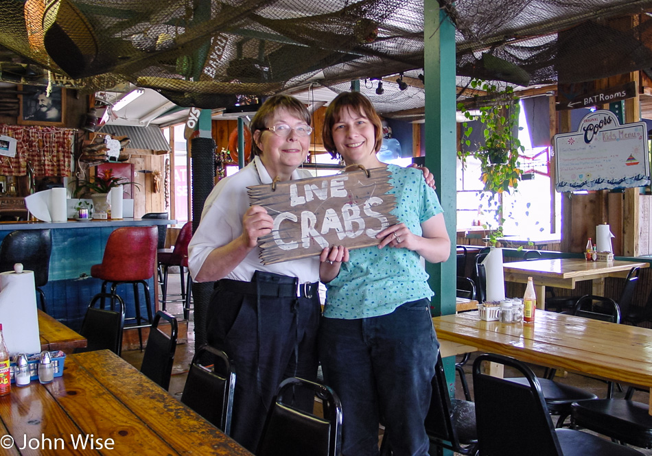 Jutta Engelhardt and Caroline Wise in Houma Louisiana