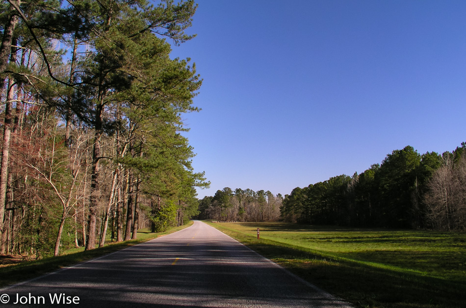 Natchez Trace in Mississippi March 2005