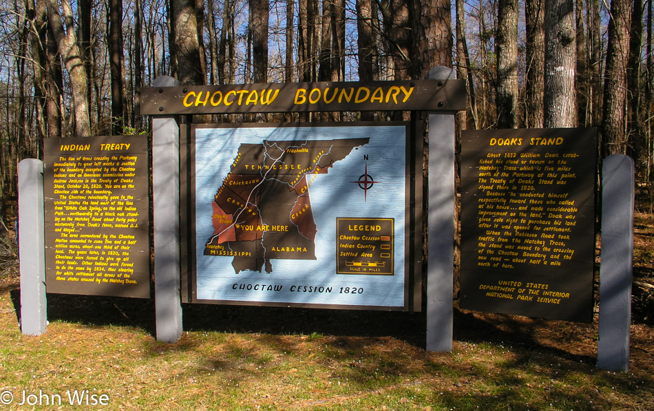 Natchez Trace in Mississippi March 2005