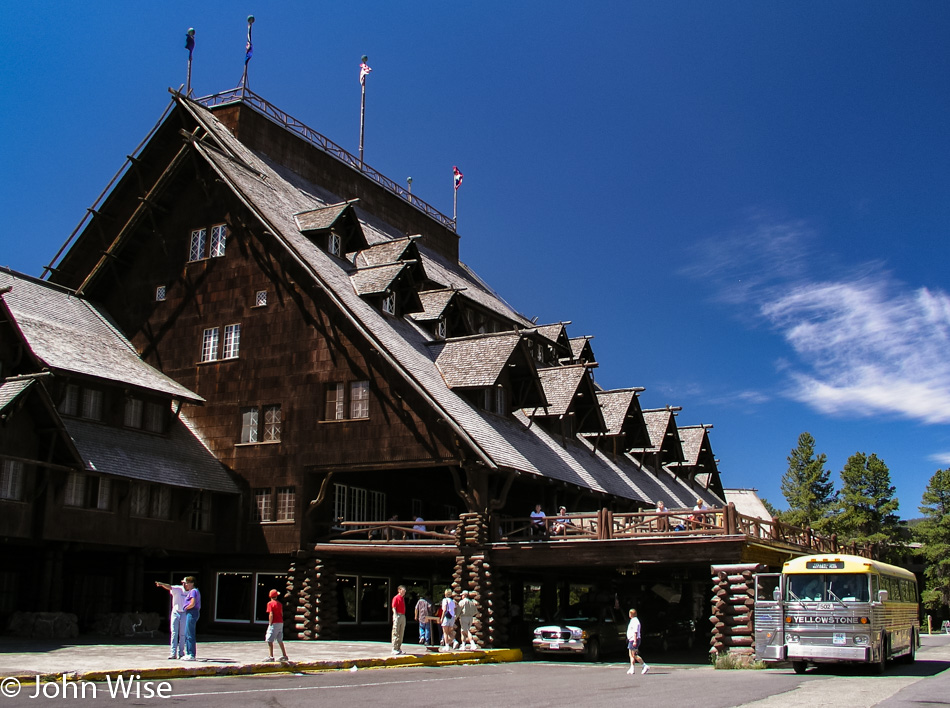 Old Faithful Inn Yellowstone July 2003