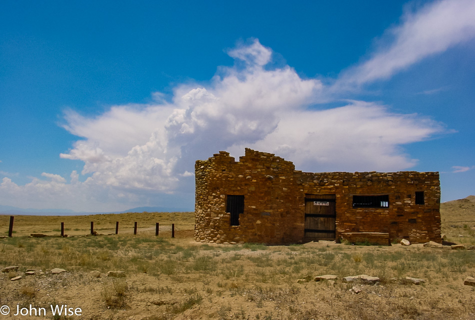 Old Ute Reservation Visitor Center near Chimney Rock in Colorado