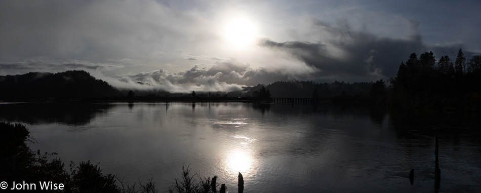 Smith River near Bolon Island in North Bend, Oregon