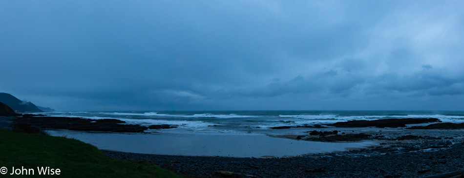 Oregon coast between Carl Washburne and Yachats, Oregon