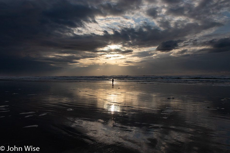 Driftwood Beach in Seal Rock, Oregon