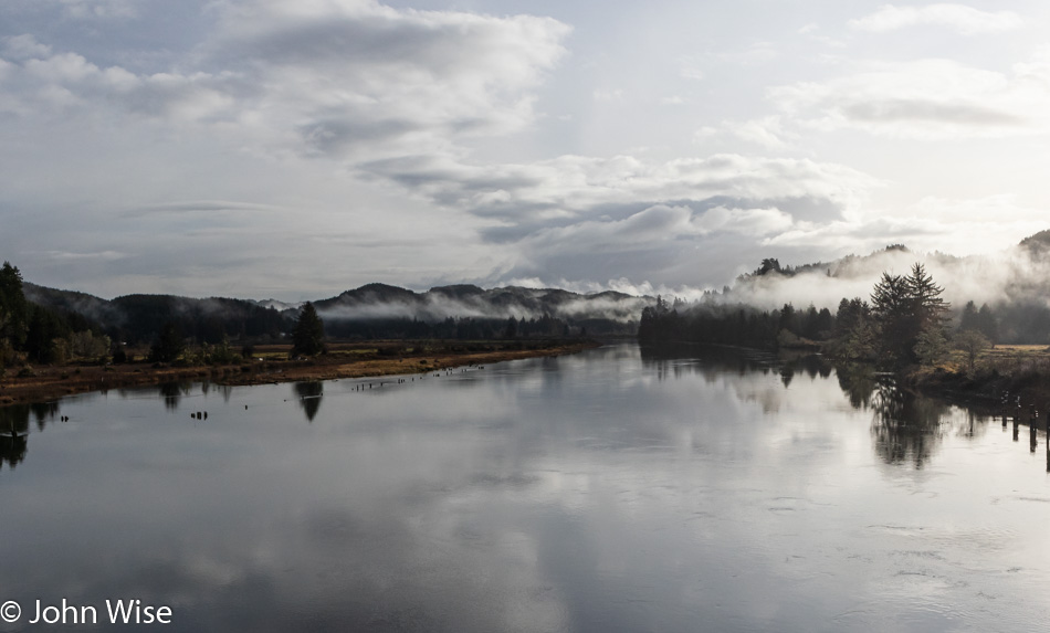 Smith River near Bolon Island in North Bend, Oregon