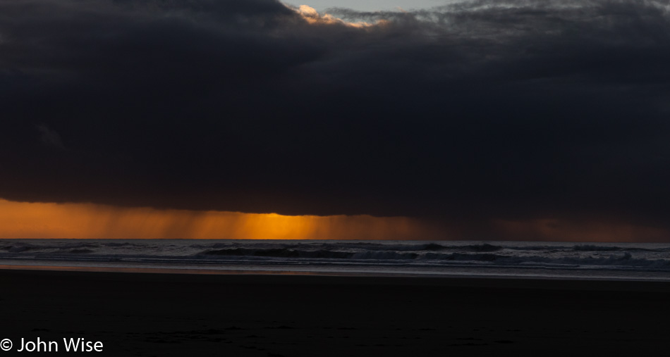 South Umpqua Jetty in Winchester Bay, Oregon