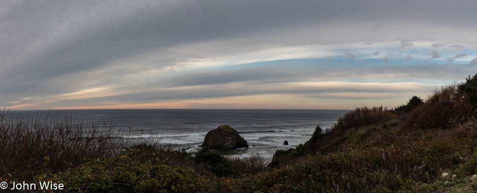 Silver Point Interpretive Overlook south of Cannon Beach, Oregon