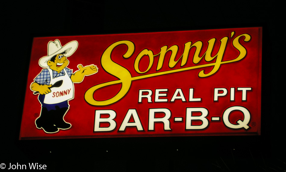 Sonny's Real Pit BBQ somewhere in Florida