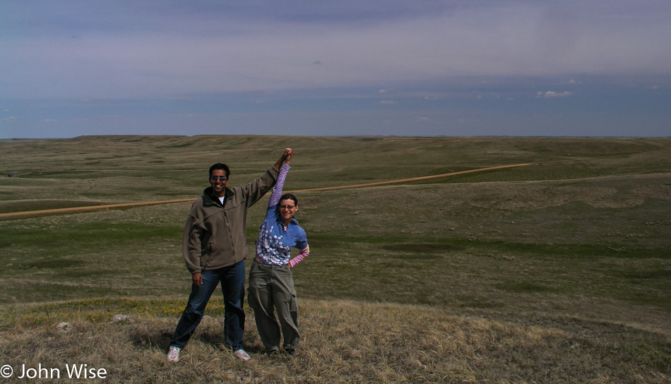 Jay Patel and Caroline Wise on the Great Plains of North Dakota