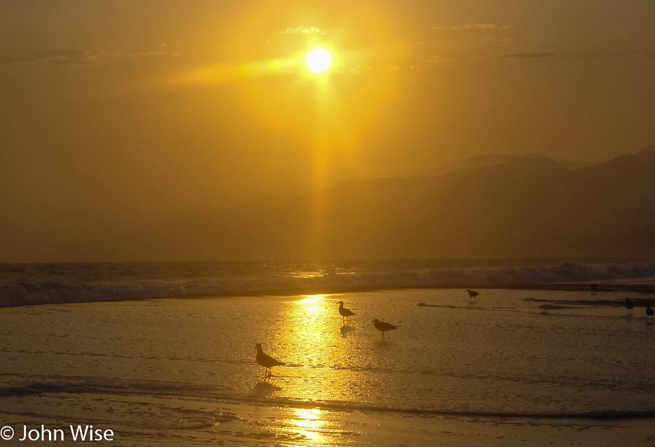 Santa Monica Beach in California