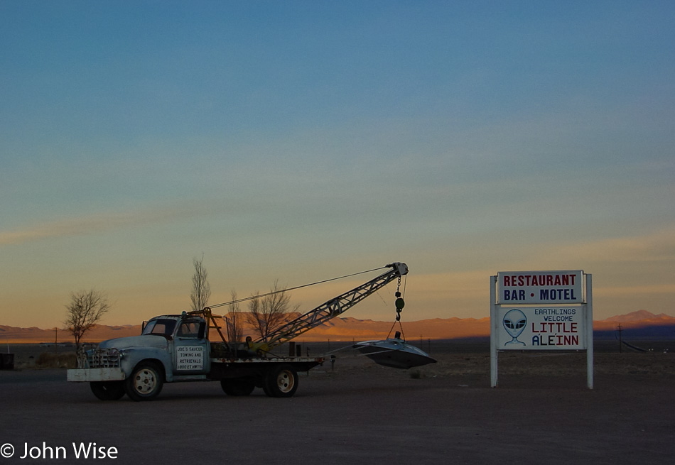 Staying with the aliens in Rachel Nevada