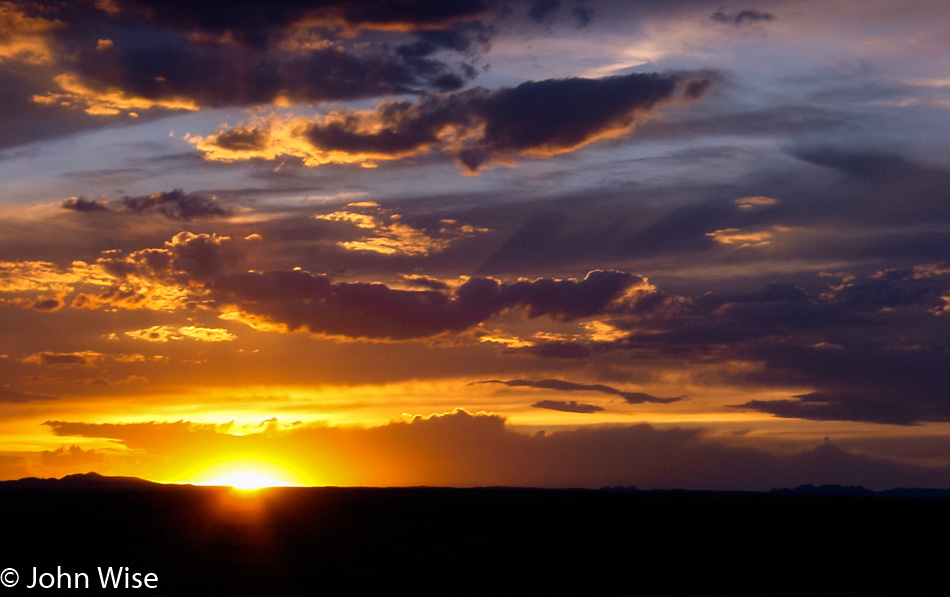 Sunset in Wyoming