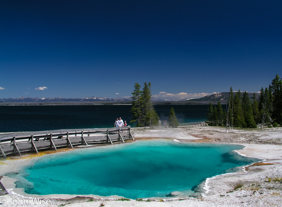 West Thumb in Yellowstone National Park Wyoming