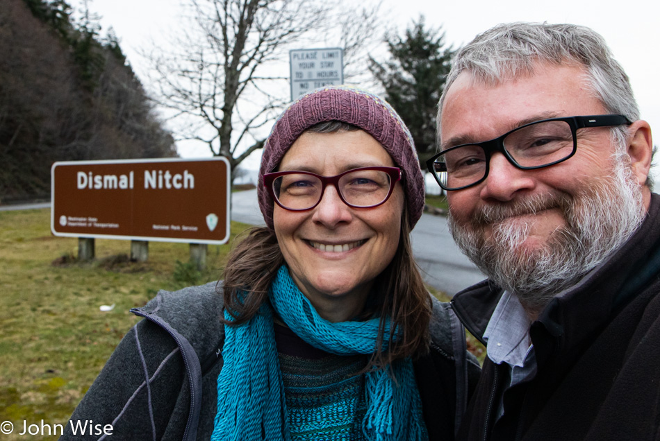Caroline Wise and John Wise at Dismal Nitch in Washington