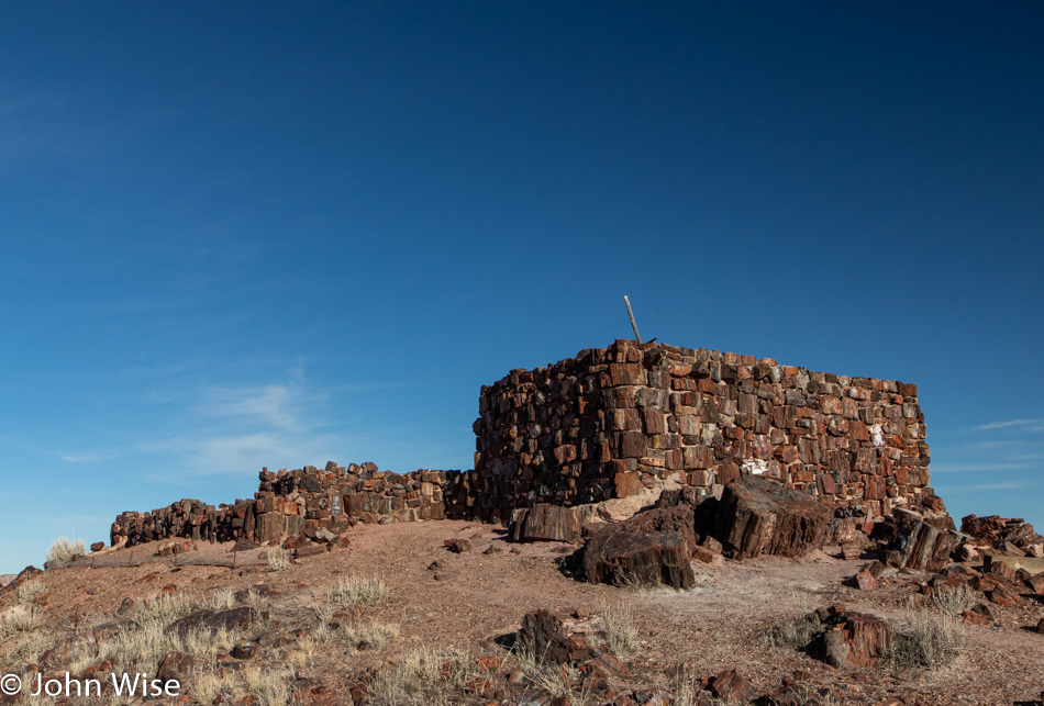 Agate House in Petrified Forest National Park in Arizona