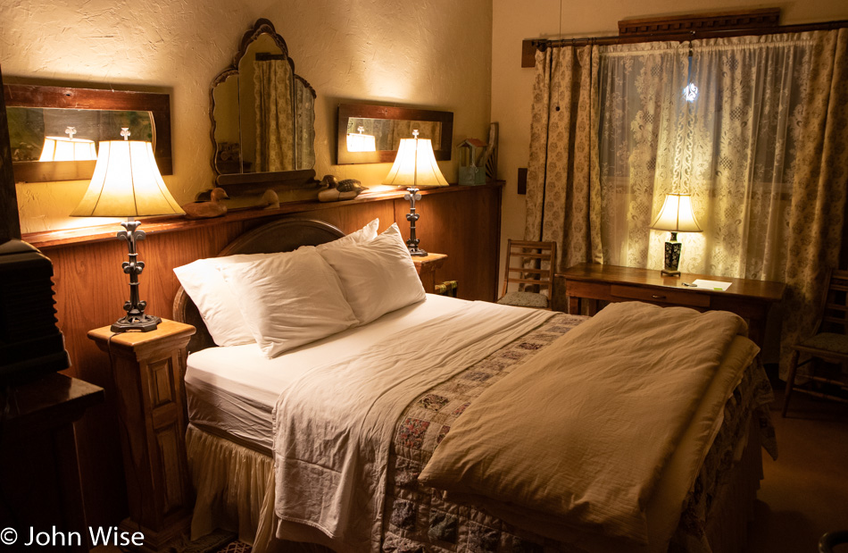 The Old Library Room at the Simpson Hotel in Duncan, Arizona