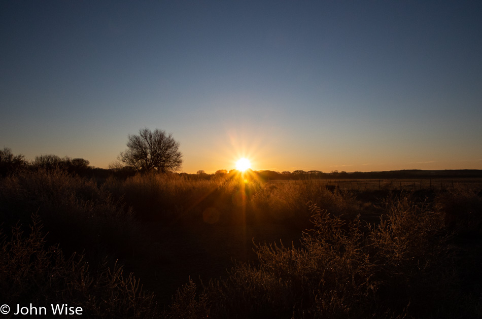 Along the Gila River in Duncan, Arizona