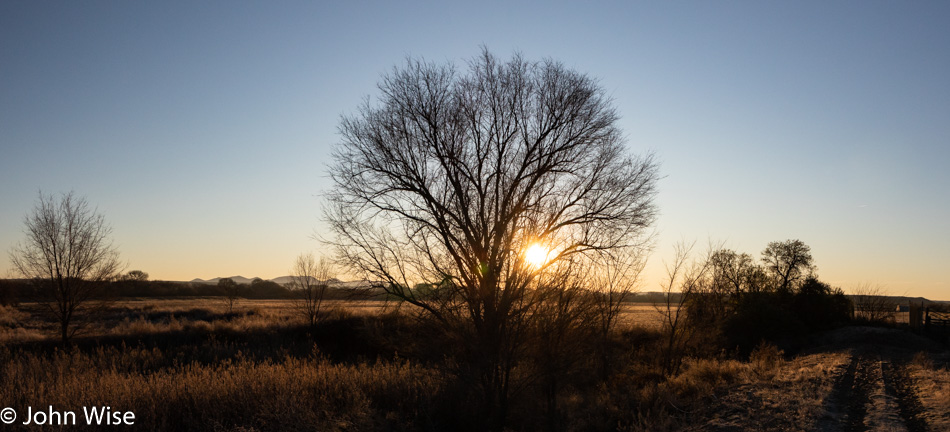 Along the Gila River in Duncan, Arizona