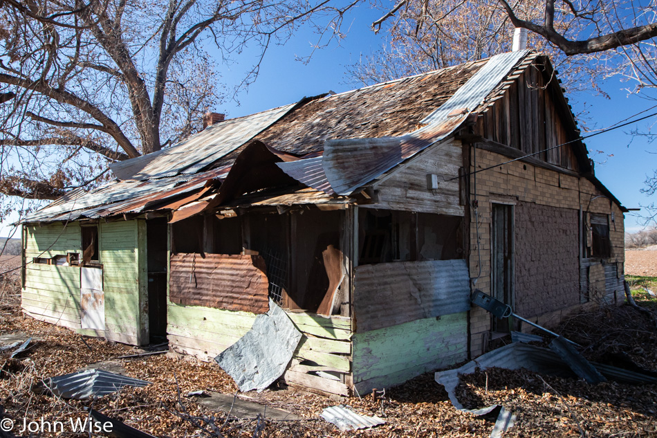 Abandoned ranch house in western New Mexico