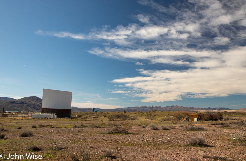 Drive-in Theater in Three Way, Arizona