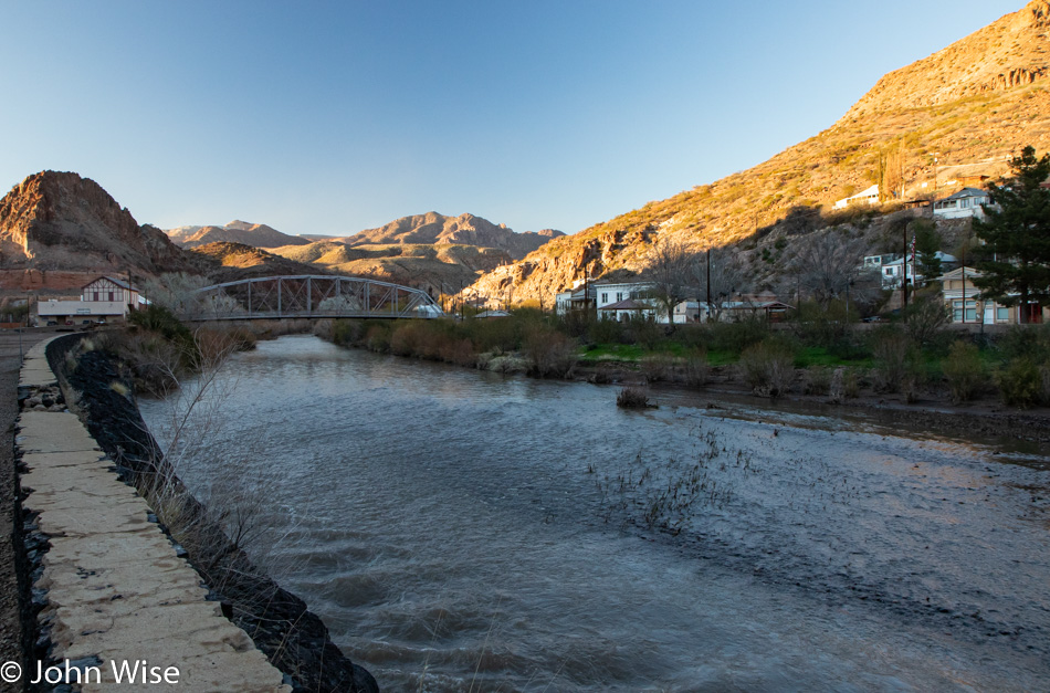 San Francisco River in Clifton, Arizona