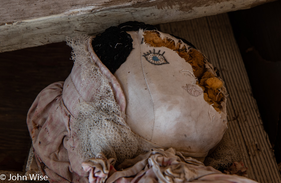 Creepy doll at Geronimo, Arizona