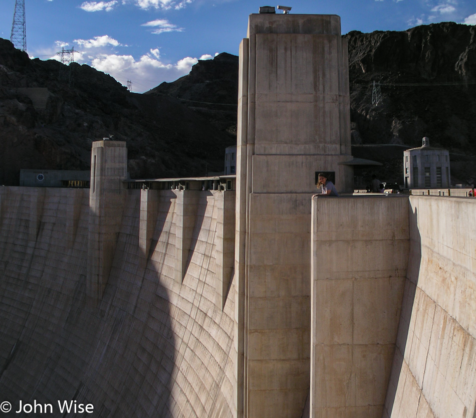 Hoover Dam from Arizona