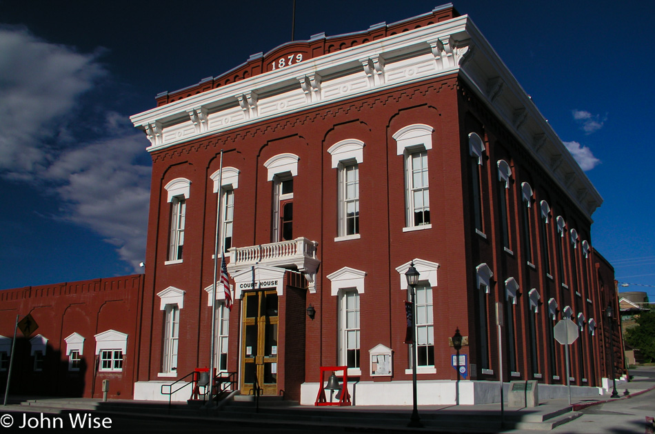 In Eureka, Nevada on Highway 50